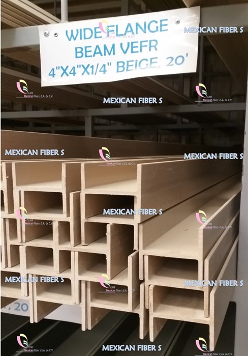 VIGA DE FIBRA DE VIDRIO
